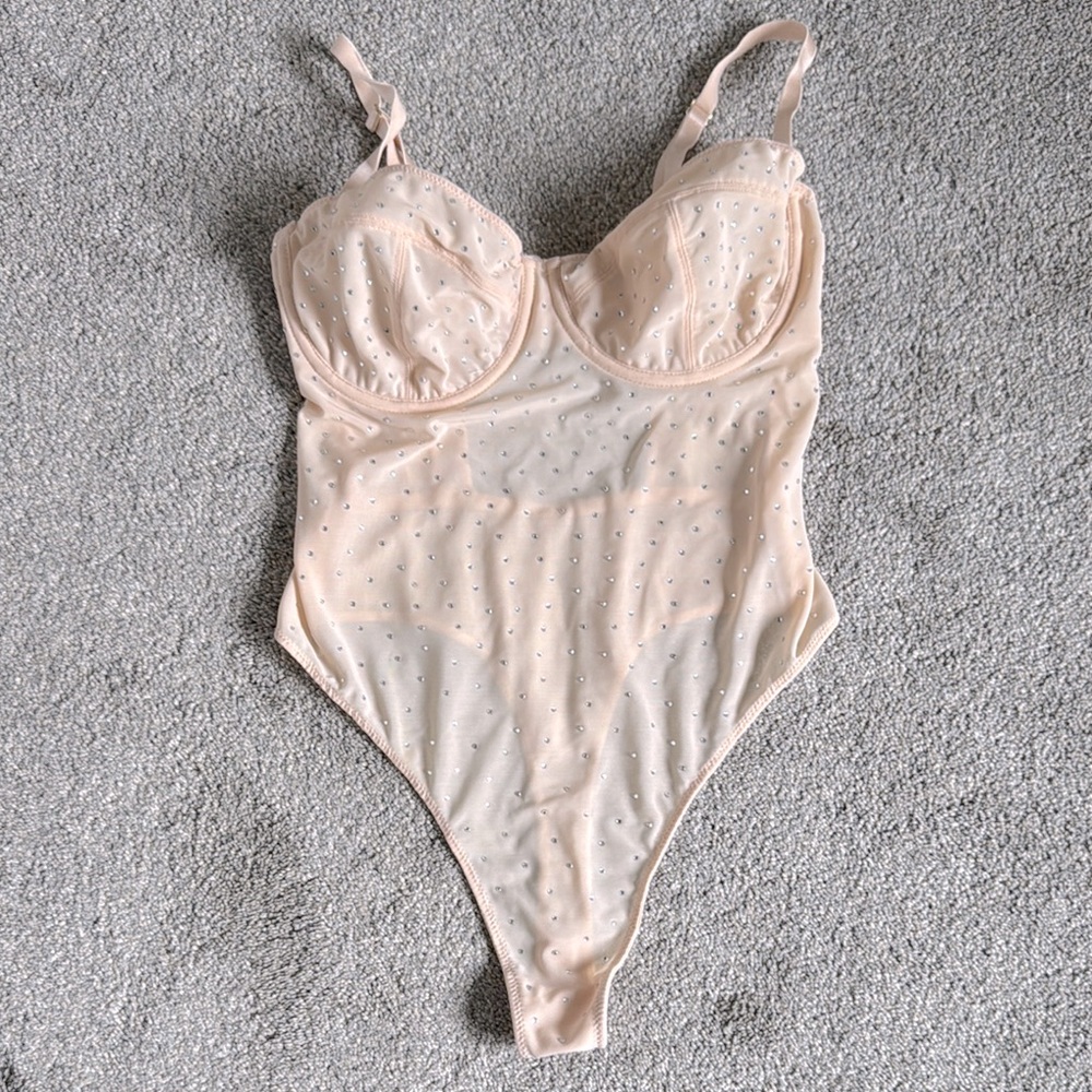 ASOS Rhinestone Bodysuit - Picture 1 of 3